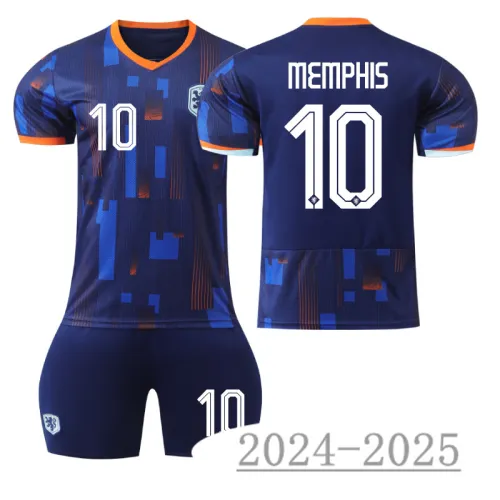 2024 UEFA Netherlands National Soccer Jersey Memphis Away Football Fan Apparel PQ-NE555