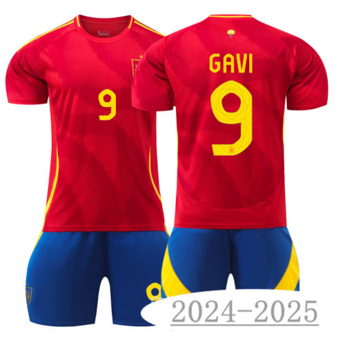 2024 UEFA Spain National Soccer Jersey Morata Home Football Fan Apparel PQ-ES555