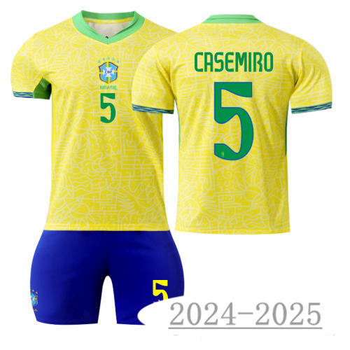 2024 Copa América Brazil National Soccer Jersey Neymar Football Fan Apparel PQ-BR666