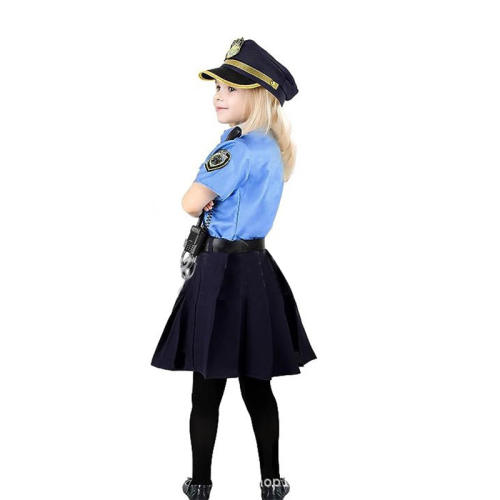 Children Police Costume for Kid Carnival Cops Cosplay Outfits PQ-HW565
