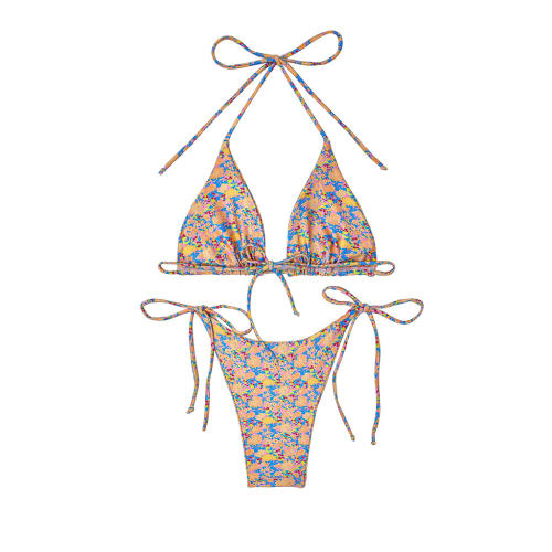 Micro Bikini for Women Floral Print Swimwear Female Bathing Suit PQ4082