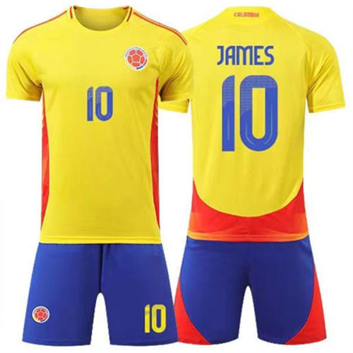 2024 Copa América Colombia National Soccer Jersey James Rodríguez Football Fan Apparel PQ-COL666