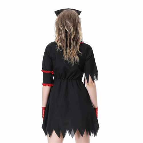 Scary Halloween Costume Nurse Fancy Dress Devil Cosplay Uniform PQ23801