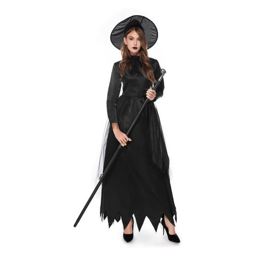 Halloween Witch Costume For Woman Carnival Devil Vampire Fancy Dress PQ19358