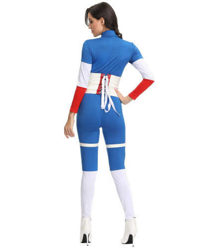 DC Anime Superhero Jumpsuit Wonder Woman Costume Super Hero Fancy Dress PQ19330