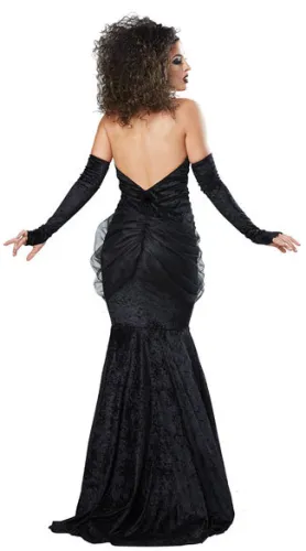Gothic Vampire Costume Halloween Women Coplay Witch Uniform PQ7267