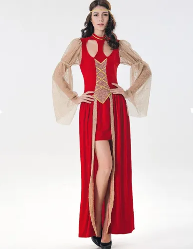 Halloween Arabic Girl Costume Ancient Greek Goddess Fancy Dress PQ9421