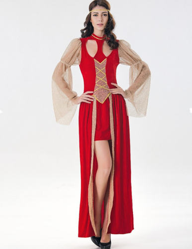 Halloween Arabic Girl Costume Ancient Greek Goddess Fancy Dress PQ9421