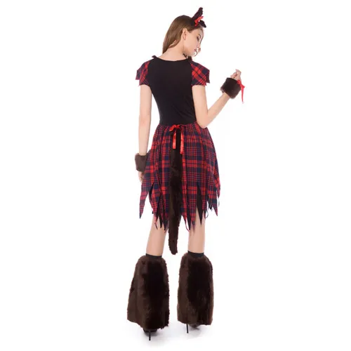 Halloween Beergirl Uniform Animal Dress Bar DS Cat Girl Cosplay Costume PQ19359