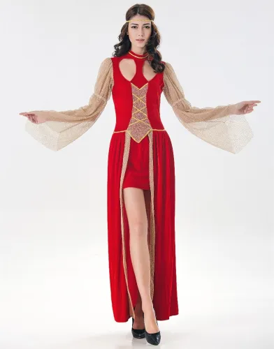 Halloween Arabic Girl Costume Ancient Greek Goddess Fancy Dress PQ9421
