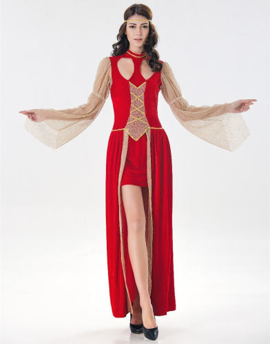 Halloween Arabic Girl Costume Ancient Greek Goddess Fancy Dress PQ9421