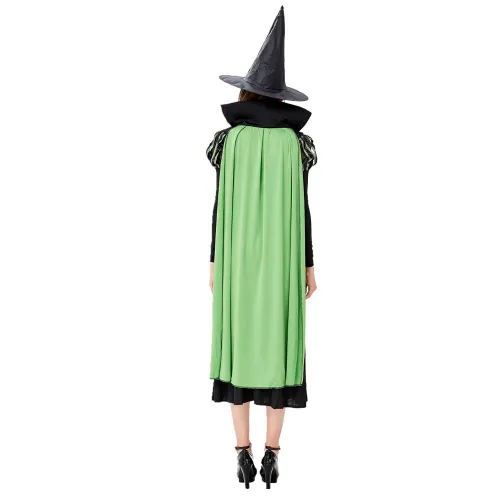 Evil Witch Outfit Halloween Fancy Dress Cosplay uniform COS Stage Costume PQ8325