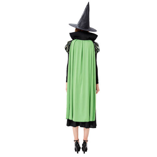 Evil Witch Outfit Halloween Fancy Dress Cosplay uniform COS Stage Costume PQ8325