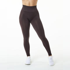 Seamless Bubble Butt Yoga Pants High Waist Solid Color Sport Leggings PQ4701