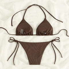 Triangle Bikini Bra For Women Sexy Solid Color Beach Wear PQ0231