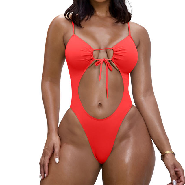 Women's  Cutout Monokini Swimsuit One Piece Swimwear For Female PQ4085