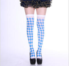 Women Halloween Steampunk Stockings Cosplay Night Club Wear PQ8999