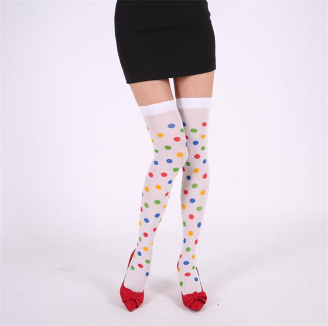 Women Halloween Steampunk Stockings Cosplay Night Club Wear PQ8999