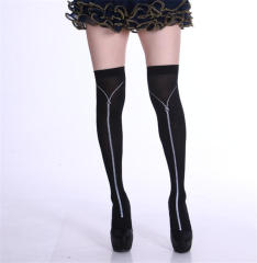 Women Halloween Steampunk Stockings Cosplay Night Club Wear PQ8999