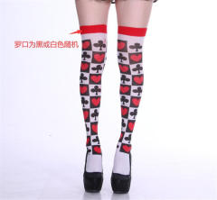 Women Halloween Steampunk Stockings Cosplay Night Club Wear PQ8999
