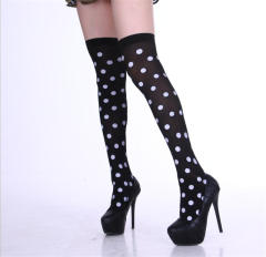 Women Halloween Steampunk Stockings Cosplay Night Club Wear PQ8999