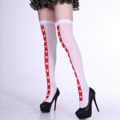 Women Halloween Steampunk Stockings Cosplay Night Club Wear PQ8999