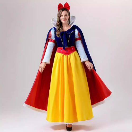 Snow White Costume Art Performance Uniform Amusement Park Fancy Dress PQ8759