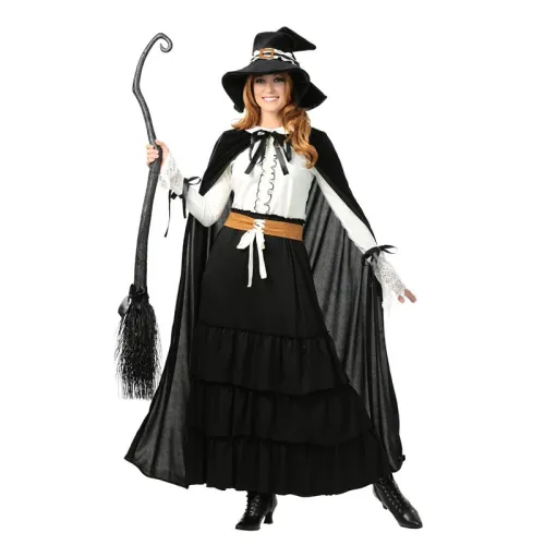 Halloween Witch Outfit Fancy Dress Cosplay uniform COS Stage Costume PQ99071