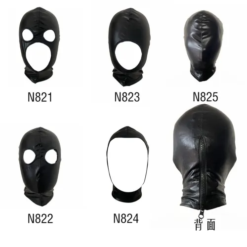 Halloween Night Club PVC Head Wear Fetish Steampunk Mask PQLKN821