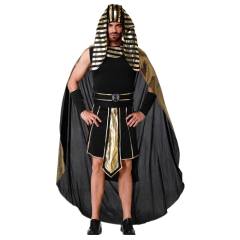 Egyptian Pharaoh Costume Halloween Fancy Dress Cleopatra Party Uniform PQ6313