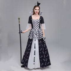 Carnival Poker Queen Costumes Cosplay Halloween Fancy Dress PQ8693