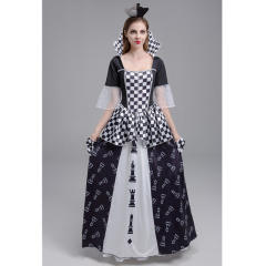 Carnival Poker Queen Costumes Cosplay Halloween Fancy Dress PQ8693