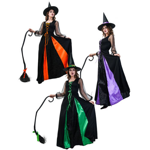 Halloween Witch Outfit Fancy Dress COS Stage Costume Cosplay uniform PQ-DD805