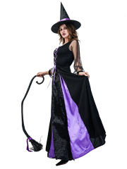 Halloween Witch Outfit Fancy Dress COS Stage Costume Cosplay uniform PQ-DD805
