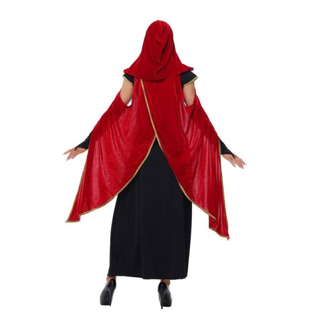 Little Red Riding Hood Fancy Dress Fairy Tale Uniform Halloween Costume PQ3421