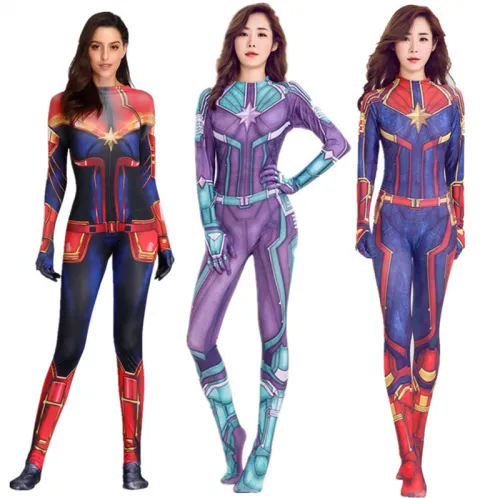 Wonder Woman Jumpsuit Super Hero Costume Superhero Halloween Fancy Dress PQ9001