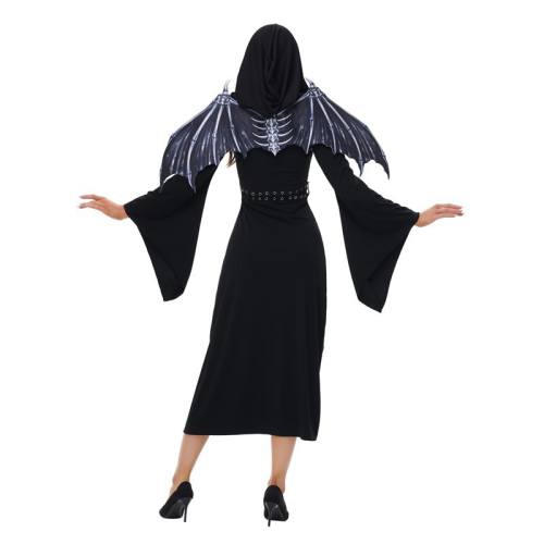 Halloween Gothic Witch Outfit Fancy Dress Cosplay uniform COS Costume PQ3420