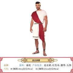 Halloween Roman Warrior Costume Cosplay for Ancient Greek Fighters Fancy Dress PQ6925