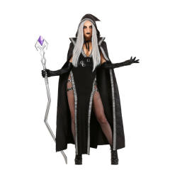 Maleficent Role Playing Costume Devil Witch Outfit Game Uniform PQ99041