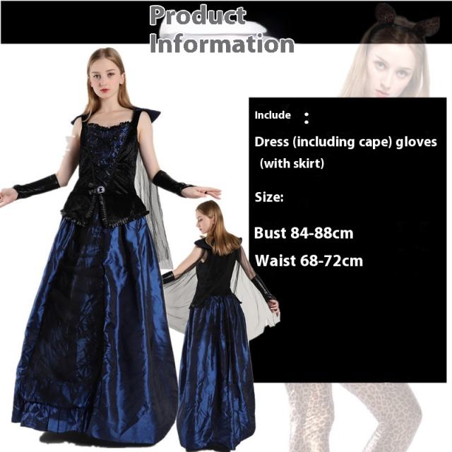 Halloween Vampire Uniform Witch Outfit Ghost Cosplay Costume PQ1021