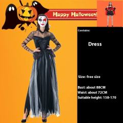 Halloween Vampire Uniform Witch Outfit Ghost Cosplay Costume PQ1021