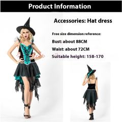 Halloween Vampire Uniform Witch Outfit Ghost Cosplay Costume PQ1021