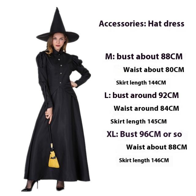 Halloween Vampire Uniform Witch Outfit Ghost Cosplay Costume PQ1021