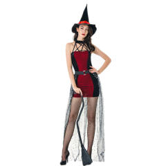 Halloween Vampire Witch Costume COS Fancy Dress Cosplay Uniform Gothic Outfit PQ1032