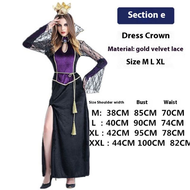 Carnival Queen Costumes Cosplay Halloween Princess Fancy Dress PQ035