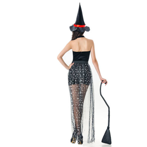 Halloween Vampire Witch Costume COS Fancy Dress Cosplay Uniform Gothic Outfit PQ1032