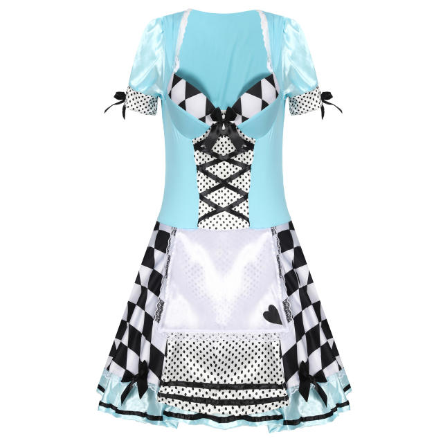Carnival Maid Cosplay Costume Alice in Wonderland Fancy Dress PQ1901