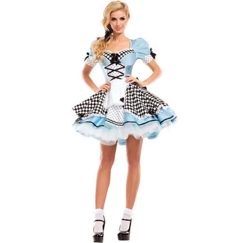 Carnival Maid Cosplay Costume Alice in Wonderland Fancy Dress PQ1901