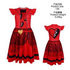 Kid Descendants Dress Children Halloween Cosplay Costume Role Playing Uniform PQ11016