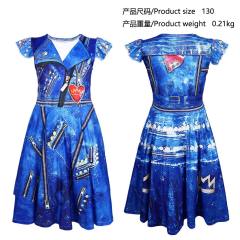 Kid Descendants Dress Children Halloween Cosplay Costume Role Playing Uniform PQ11016